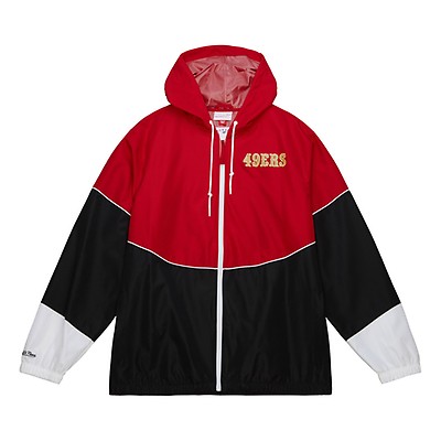 Men's Mitchell & Ness Black San Francisco 49ers Big Face Historic Logo  Pullover Hoodie