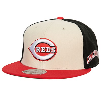 Men's Cincinnati Reds New Era White Vintage 9FIFTY Snapback Hat