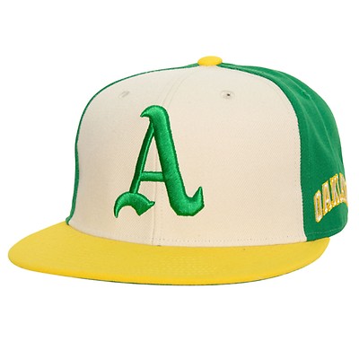 Mitchell & Ness Oakland Athletics Evergreen Coop 2 Tone Adjustable Snapback  Hat - SportsCare Physical Therapy
