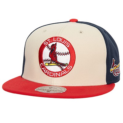 Vintage St Louis Cardinals MLB Baseball Sports Navy Blue Plain Logo Hat  Snapback