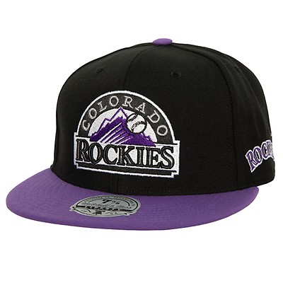 Colorado Rockies Mitchell & Ness Fitted Homefield Coop Cap Hat