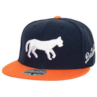 Mitchell & Ness Detroit Tigers Away Snapback Hat Grey