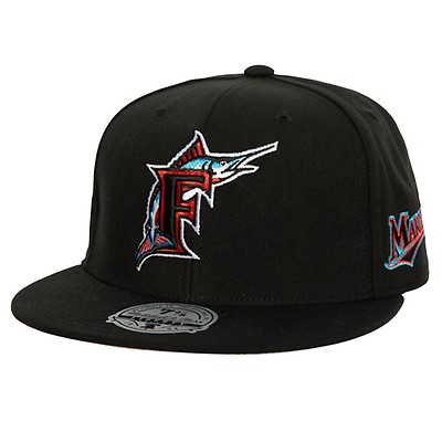 Hometown Snapback Coop Florida Marlins - Shop Mitchell & Ness