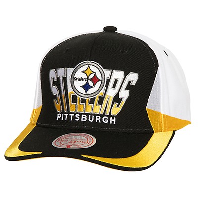 mitchell and ness classic red stretch pittsburgh steelers snapback