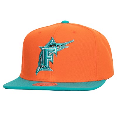 Mitchell & Ness Florida Marlins The Damn Snapback Hat Brown