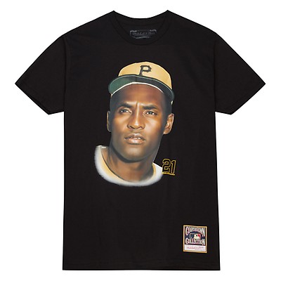 Mitchell & Ness Pittsburgh Pirates White Roberto Clemente Sublimated Player  T-Shirt