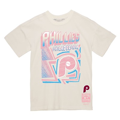 Men’s Mitchell & Ness 1980 Philadelphia Phillies World Champions Charcoal  Grey T-Shirt