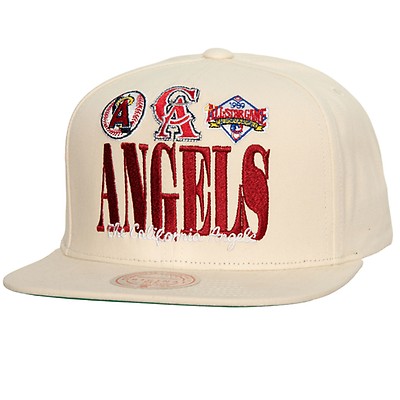 Men's Mitchell & Ness Cream Florida Marlins Reframe Retro Snapback Hat