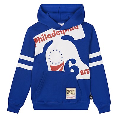 Mitchell & Ness Headcoach Philadelphia 76ers Hoodie - Blue - Medium