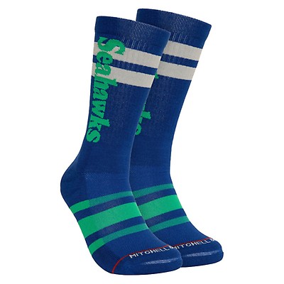 Unisex Mitchell & Ness Indianapolis Colts Hail Mary Crew Socks Size: Large/Extra Large