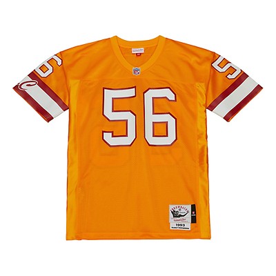 Men's Mitchell & Ness Derrick Brooks Orange Tampa Bay Buccaneers Legacy Replica Jersey Size: Small