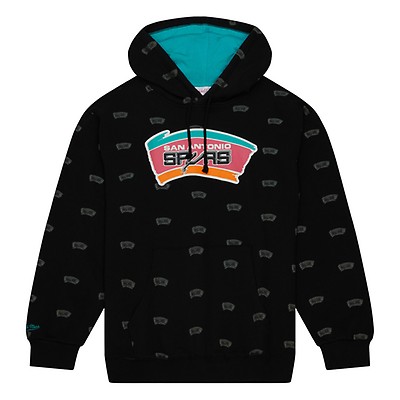 Cream Hoodie San Antonio Spurs Shop Mitchell Ness Fleece and