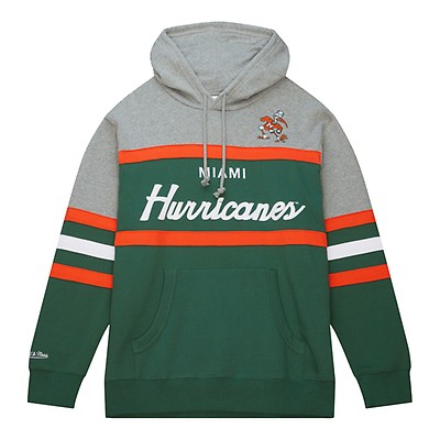 Men's Mitchell & Ness Red/Black Miami Heat Head Coach Pullover Hoodie