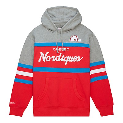 MITCHELL AND NESS Houston Oilers Head Coach Striped Hoodie