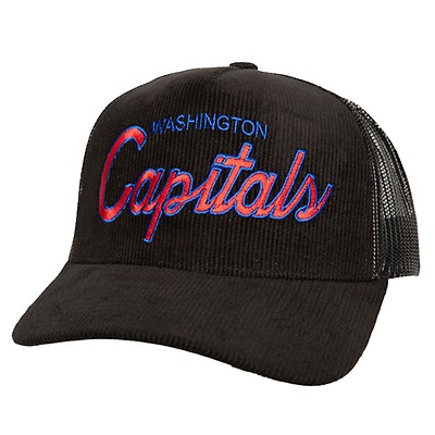 Mitchell & Ness Blue Washington Capitals Retro Lock Up Snapback Hat