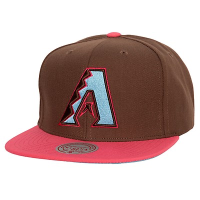 Men's Mitchell & Ness Black/Teal Atlanta Braves Citrus Cooler Snapback Hat