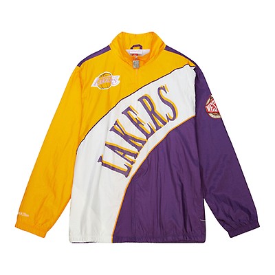 Hoodies and sweatshirts Mitchell & Ness Head Coach Hoodie Los Angeles Lakers  Purple/ Grey