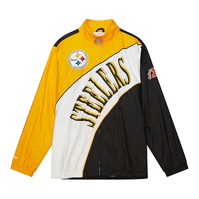 Lids Pittsburgh Steelers Mitchell & Ness Women's Galaxy Full-Zip  Windbreaker Hoodie Jacket - Black