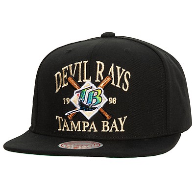 Tampa Bay Rays Mitchell & Ness Bases Loaded Fitted Hat - Navy