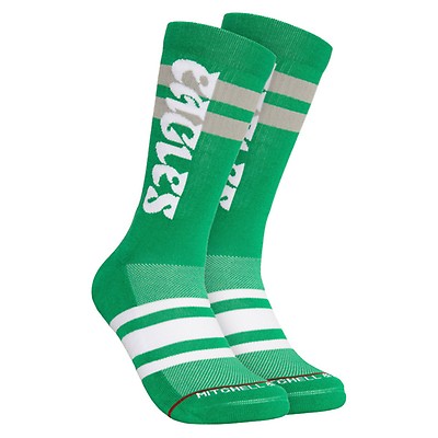 Lateral Crew Socks Philadelphia Eagles - Shop Mitchell & Ness Accessories  and Apparel Mitchell & Ness Nostalgia Co.