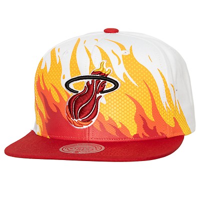 Chicago Bulls Hot Fire White Snapback - Mitchell & Ness cap