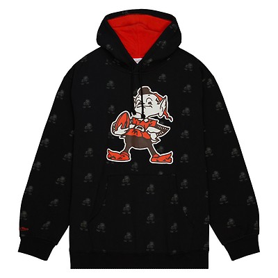 AOP Fleece Hoodie Cleveland Browns - Shop Mitchell & Ness Fleece