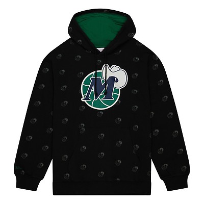 Mitchell & Ness Cowboys AOP Fleece Hoody - Mens XL / Black