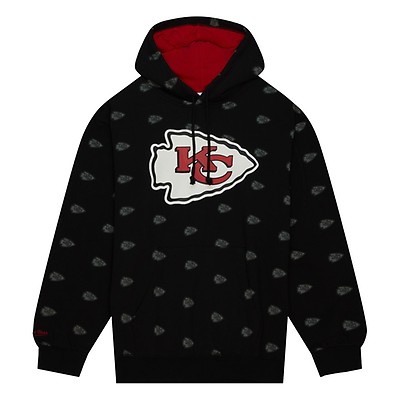 Mitchell & Ness Red Kansas City Chiefs Big Face 5.0 Pullover Hoodie