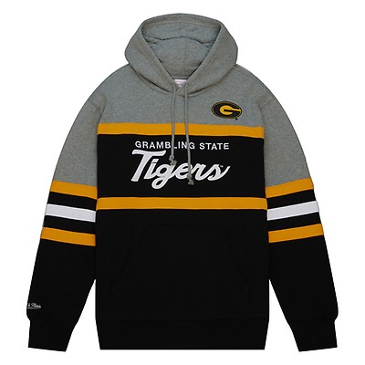 Lids San Francisco Giants Mitchell & Ness Colorblocked Fleece Pullover  Hoodie - Black/Orange