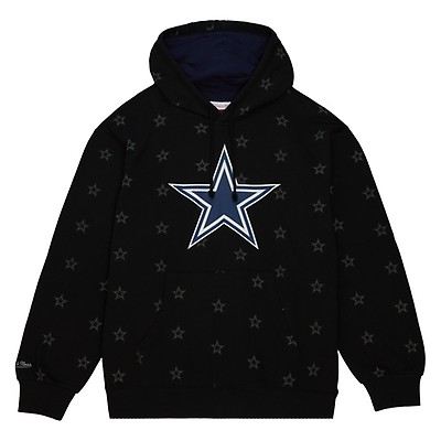 Mitchell and Ness Dallas Cowboys M&N Special Script Heavyweight Satin  Jacket Navy White