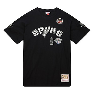 Women's Mitchell & Ness Tony Parker Black San Antonio Spurs Team