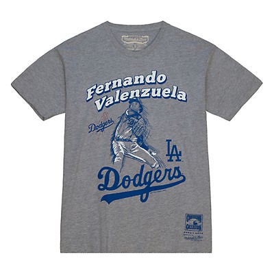 Fernando Valenzuela Los Angeles Dodgers 1981 Authentic Mitchell & Ness Gray Jersey