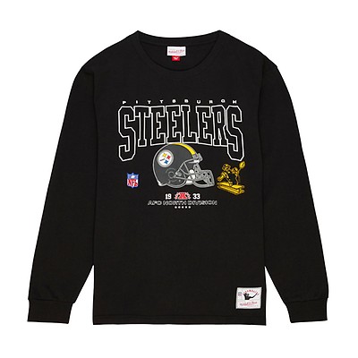 Men's Mitchell & Ness White Pittsburgh Steelers Team Burst Sublimated T-Shirt Size: Extra Large