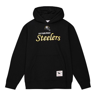 Mitchell & Ness Chainstitch Heavyweight Hoodie Retro Pittsburgh Steelers