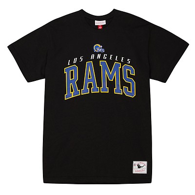 Men's OVO Black Los Angeles Rams - Helmet Logo T-Shirt