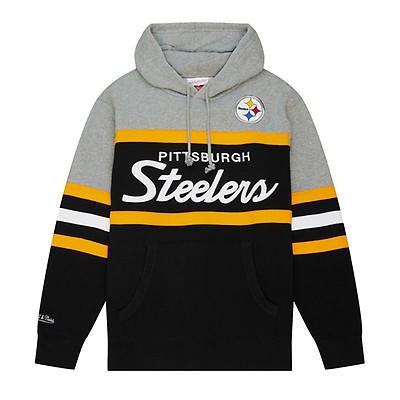 Pittsburgh Steelers Mitchell & Ness Women's Big Face Pullover Sweatshirt -  Black/Gold