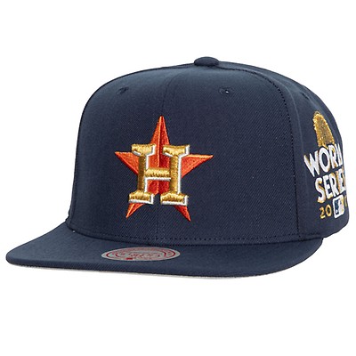 Houston Astros Mitchell & Ness Cooperstown Collection Circle Change Trucker  Adjustable Hat - Navy