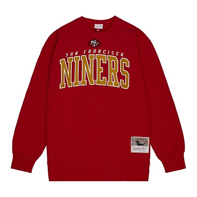 San Francisco 49ers Alternate Colour Wordmark Crew Sweatshirt - Mens