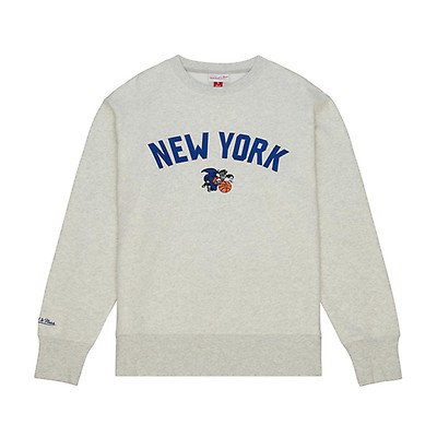 Cream Hoodie New York Knicks - Shop Mitchell & Ness Fleece and