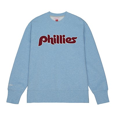 Philadelphia Phillies Primary Coop Logo Sweatshirt - Light Blue