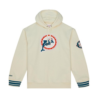 Mitchell & Ness Chainstitch Heavyweight Hoodie Retro Miami Dolphins