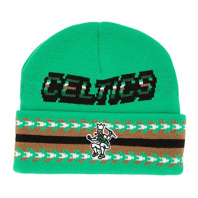 Fandom Knit Beanie Boston Celtics - Shop Mitchell & Ness Knit Hats