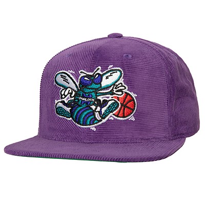 Dell Curry Charlotte Hornets Mitchell & Ness Purple Hardwood