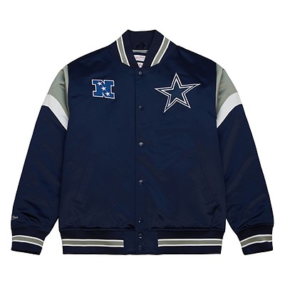 as-is* Retro Nfl Dallas Cowboys Satin Button Up Jacket