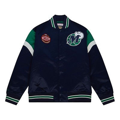 Dallas Cowboys Heavyweight Mitchell and Ness Satin Jacket - Sports Addict