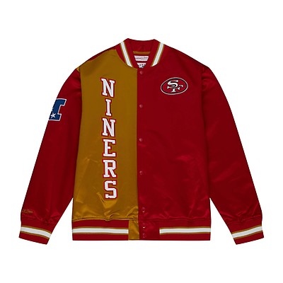 Lightweight Satin Jacket San Francisco 49ers - Shop Mitchell