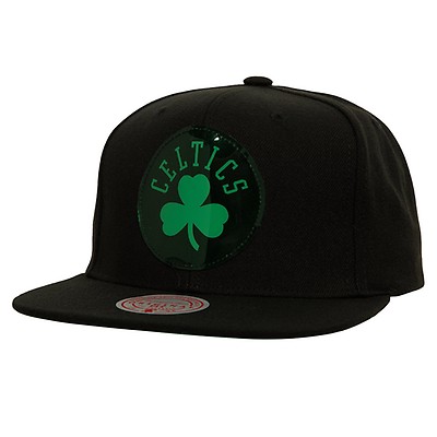 Men's Boston Celtics Larry Bird Mitchell & Ness Kelly Green/Black 1985/86  Hardwood Classics Fadeaway