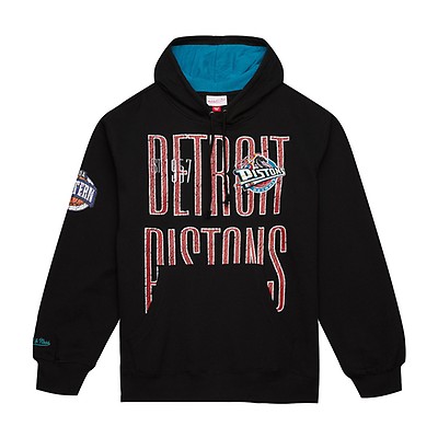 Youth Pistons Det Logo Pullover Hooded Sweatshirt / X-Large