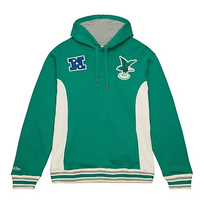 Men's Mitchell & Ness Black Philadelphia Eagles Team History Pullover Hoodie