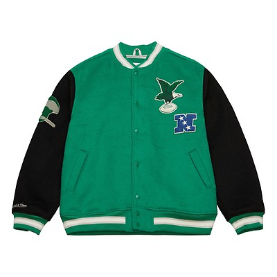 Philadelphia eagles mitchell hot sale and ness jacket